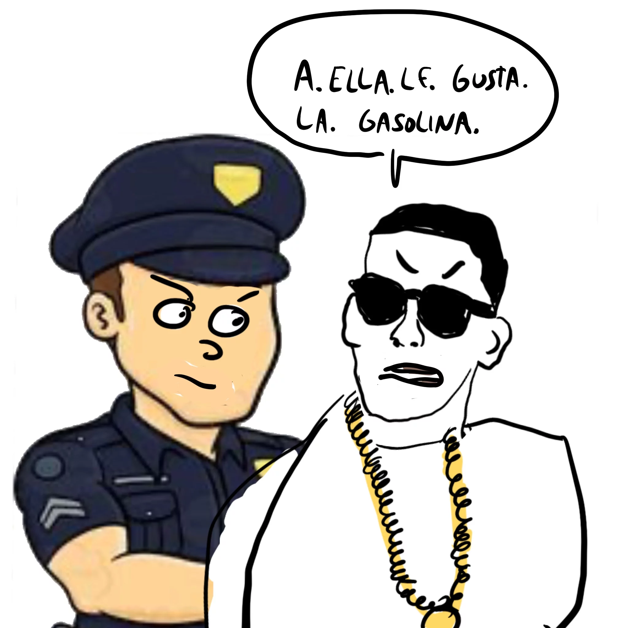 a ella le gusta la gasolina